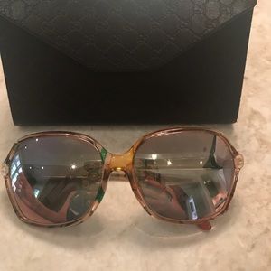 Gucci Sunglasses 3636 COLOR : ROSE PINK FLORAL